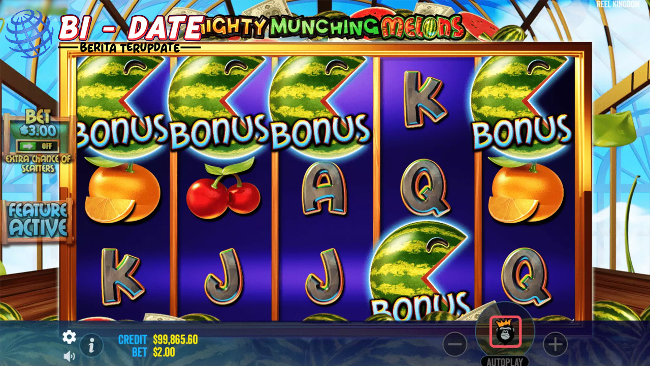 Ngiler Lihat Jackpotnya! Slot Mighty Munching Melons Bikin Ngiler!