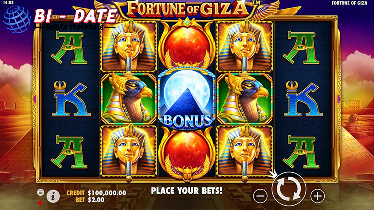 Rasakan Serunya Memutar Gulungan di Slot Fortune of Giza!