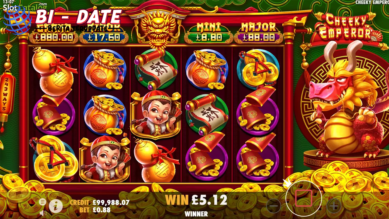 Slot Cheeky Emperor: Di Balik Tahta, Keberuntungan Menanti!