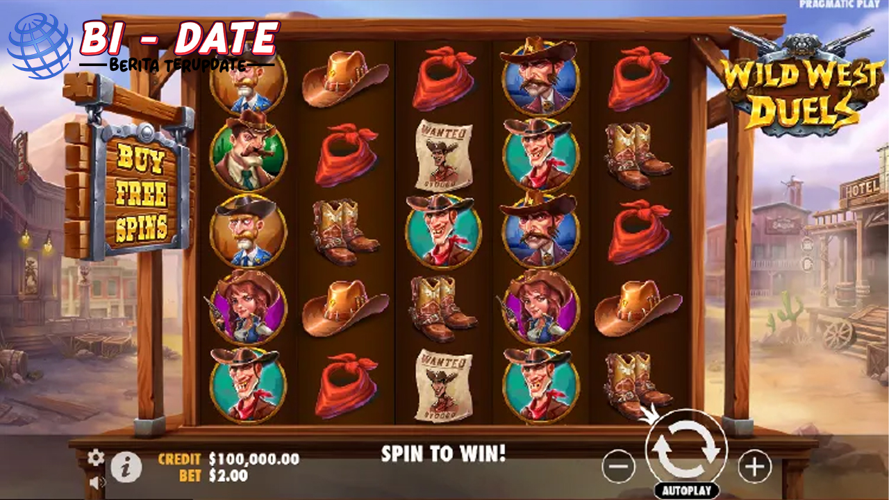 Wild West Duels: Putaran Pistol, Keberuntungan Koboi Bangkit!