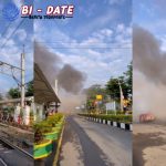 Kebakaran di Stasiun Tugu: Dua Gerbong Kereta Ludes Terbakar!